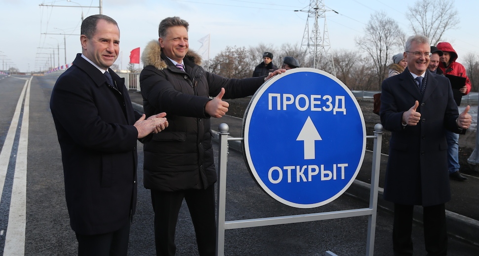 В Пензе открылось движение по Свердловскому мосту