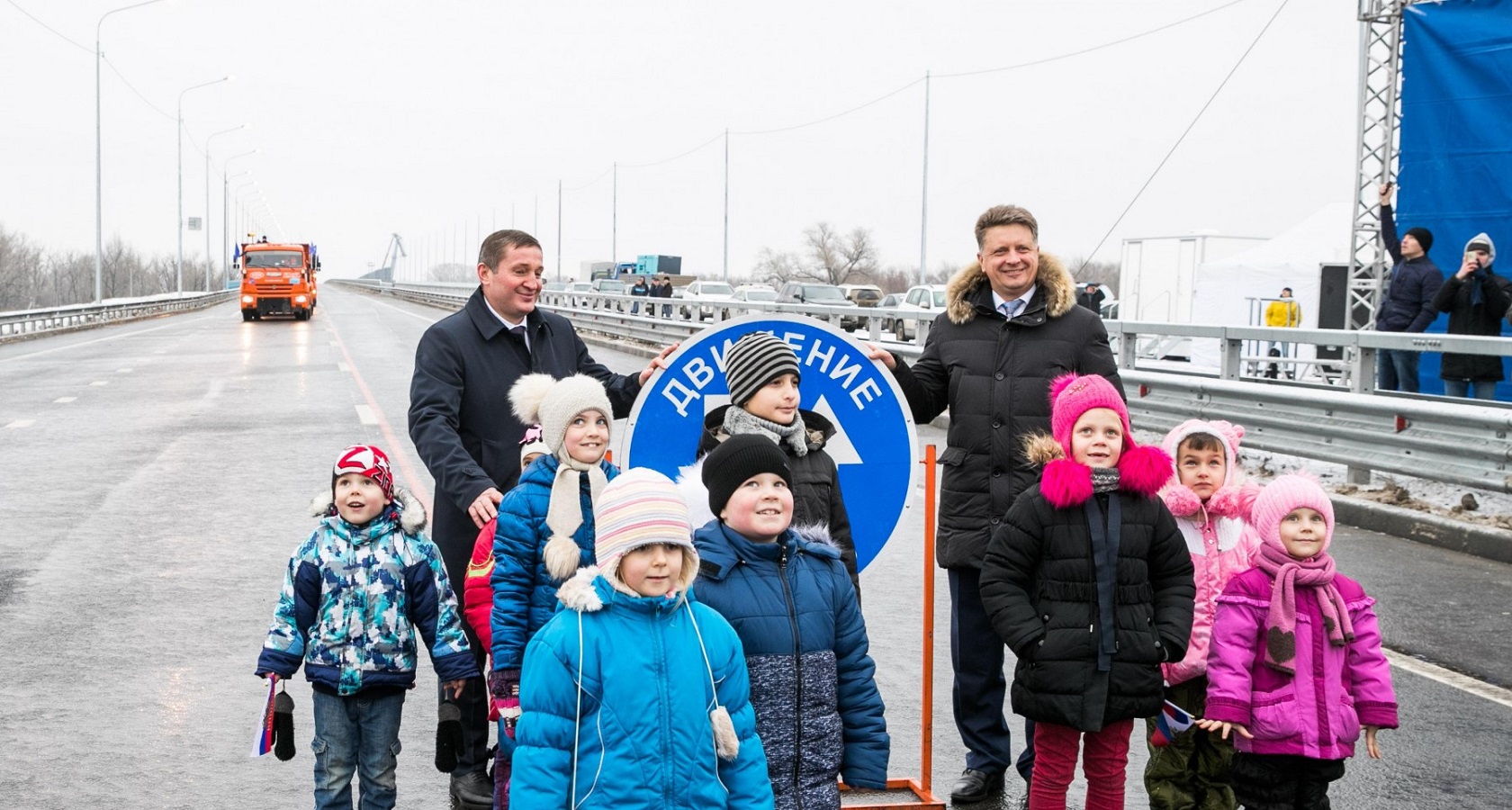 В Волгоградской области открылся мост через реку Ахтубу