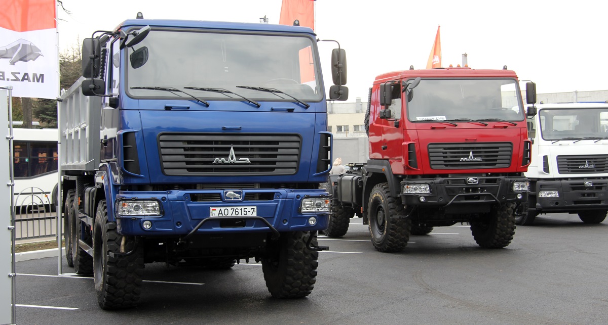 Продажи грузовых автомобилей МАЗ выросли на 46%