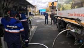 «Новатэк-АЗК» заправка СПГ грузовиков X5 Retail Group