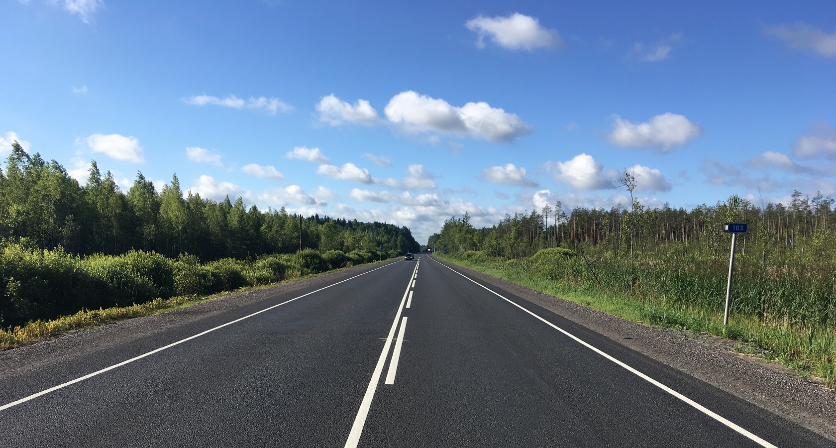 В Ленинградской области отремонтировано 76 км федеральных дорог