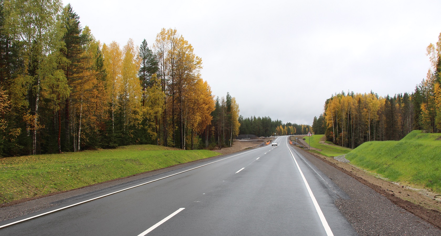 В Карелии завершен капремонт 32-километрового участка трассы А-119