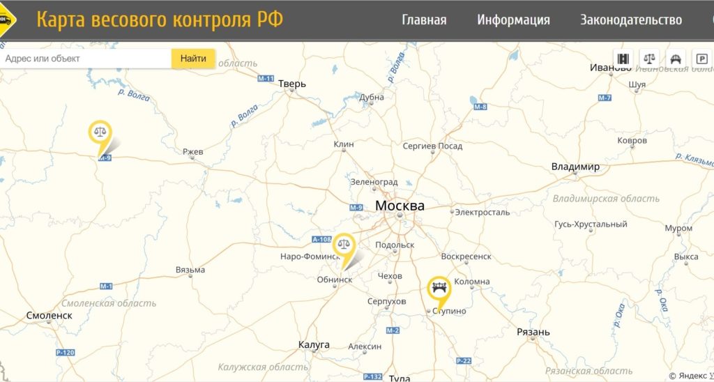 Карта весового контроля 2025